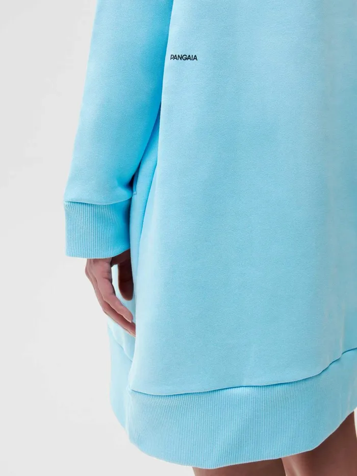 PANGAIA Hooded Dress Celestial Blue Women Dresses and Jumpsuits