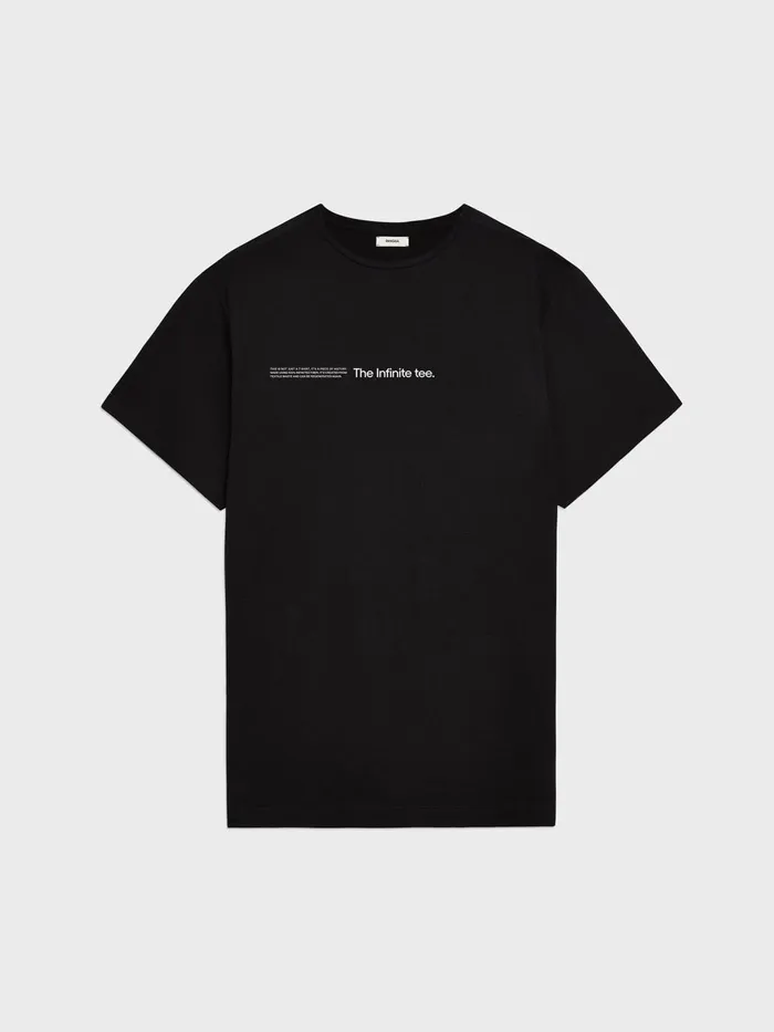 PANGAIA Infinited Fiber TShirt Black Women Tshirts and Tops
