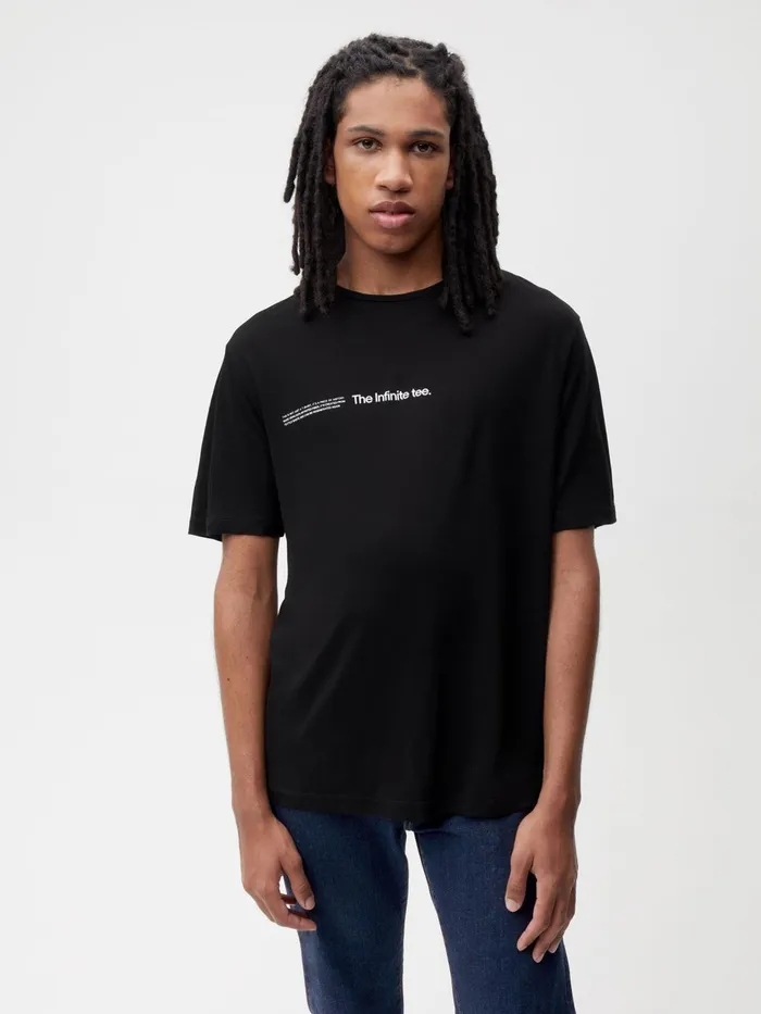 PANGAIA Infinited Fiber TShirt Black Women Tshirts and Tops
