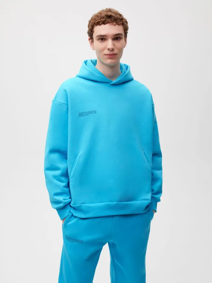 PANGAIA Island Capsule 365 Signature Hoodie Palau Blue Men Hoodies