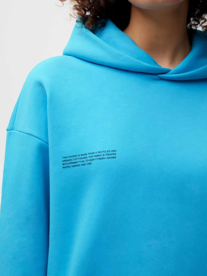 PANGAIA Island Capsule 365 Signature Hoodie Palau Blue Men Hoodies