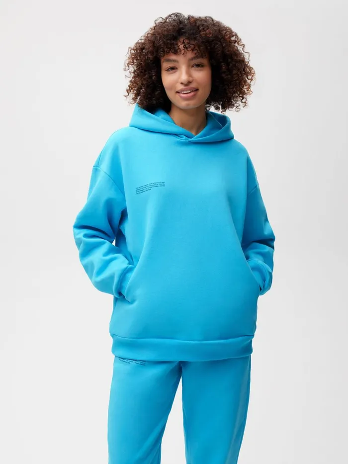 PANGAIA Island Capsule 365 Signature Hoodie Palau Blue Women Hoodies