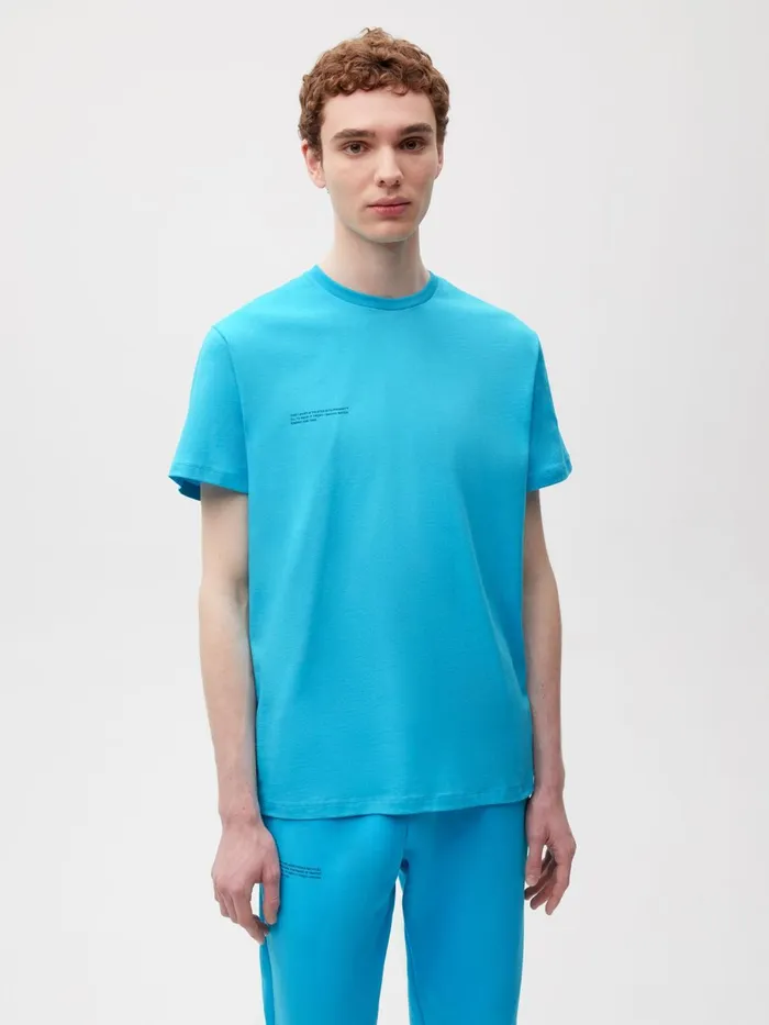 PANGAIA Island Capsule PPRMINT Organic Cotton Tshirt Palau Blue Women Tshirts and Tops