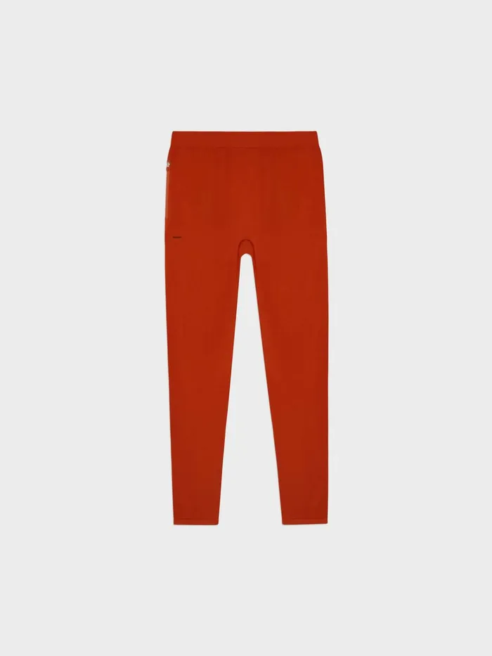 PANGAIA Mens Activewear Leggings 20 Jasper Red Men Activewear