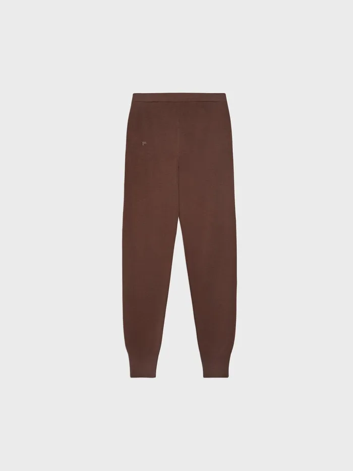 PANGAIA Merino Track Pants Chestnut Brown Men Track Pants and Pants