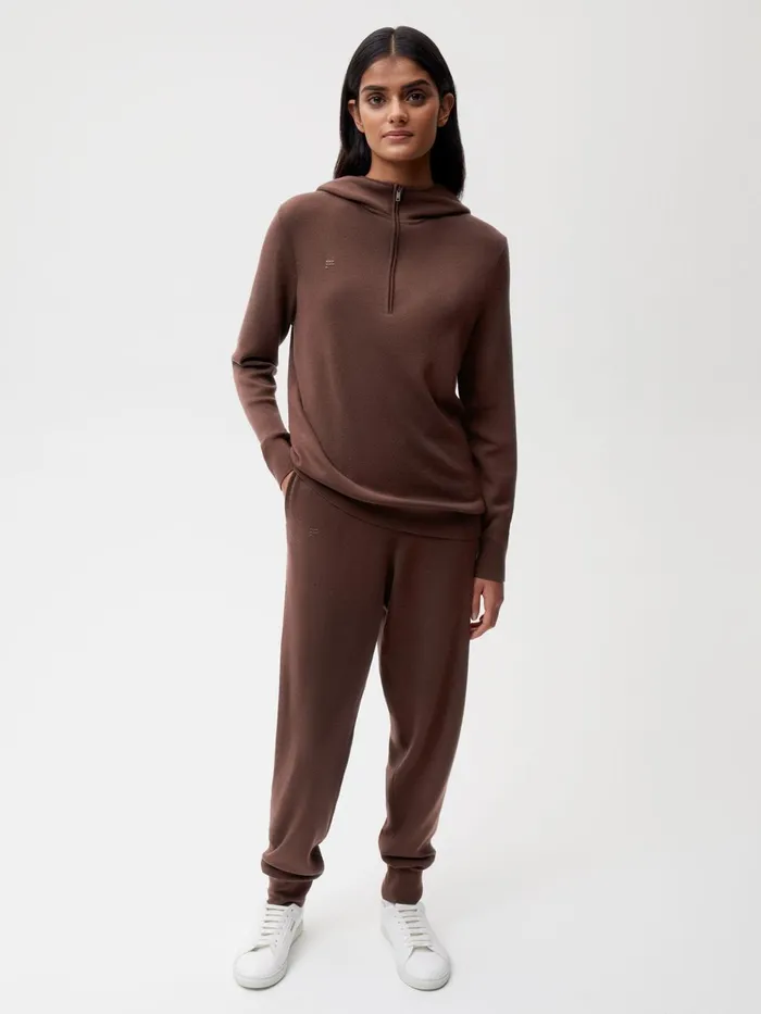 PANGAIA Merino Track Pants Chestnut Brown Men Track Pants and Pants