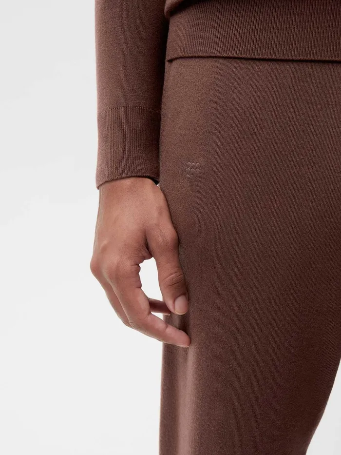 PANGAIA Merino Track Pants Chestnut Brown Men Track Pants and Pants