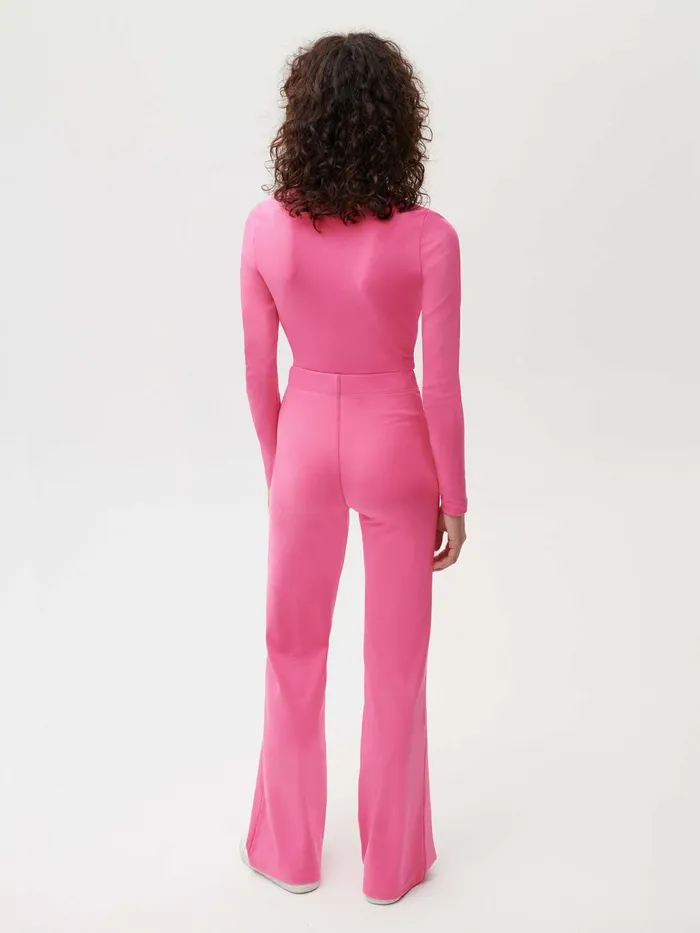 PANGAIA Move Flared Pants Flamingo Pink Women Track Pants and Pants