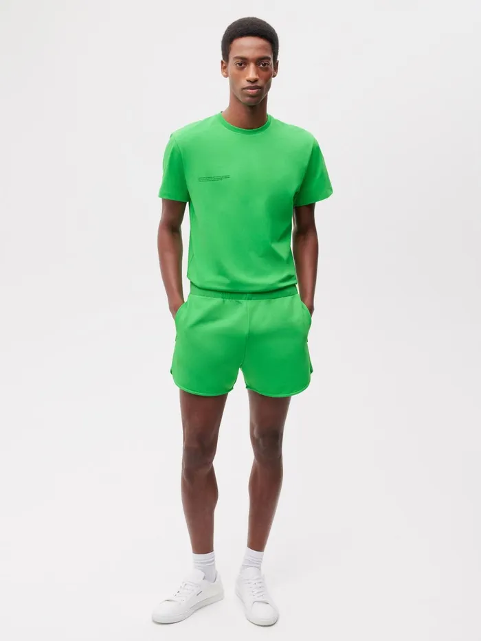 PANGAIA Move Shorts Jade Green Men Activewear