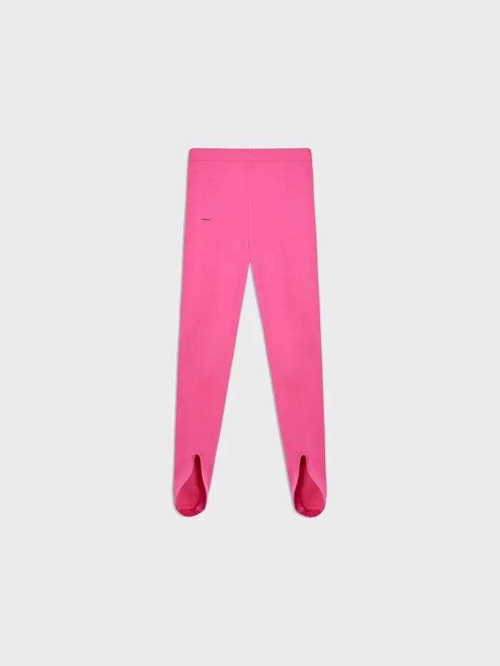 PANGAIA Move Stirrup Legging 28 Flamingo Pink Women Track Pants and Pants