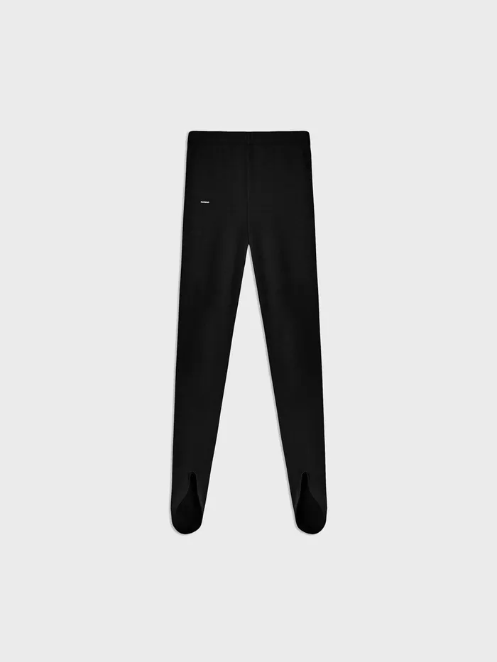 PANGAIA Move Stirrup Legging 30 Black Women Track Pants and Pants
