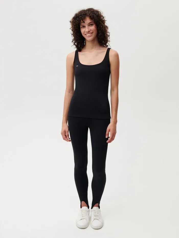 PANGAIA Move Stirrup Legging 30 Black Women Track Pants and Pants