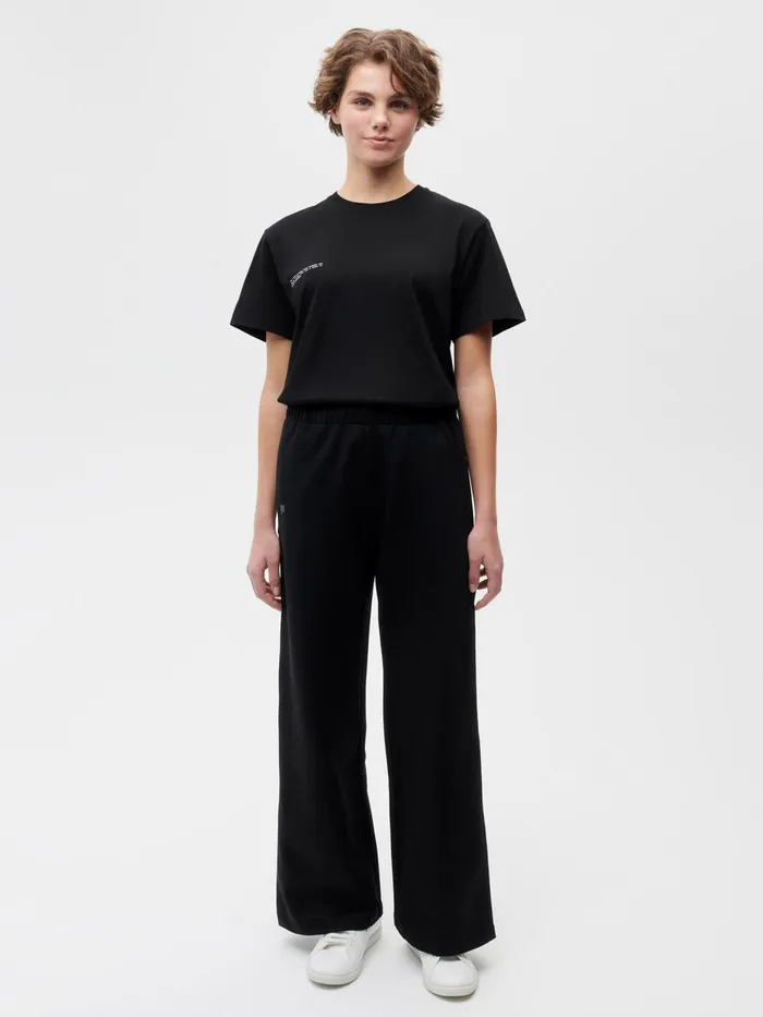 PANGAIA Move Wide Leg Pants Black Men Activewear