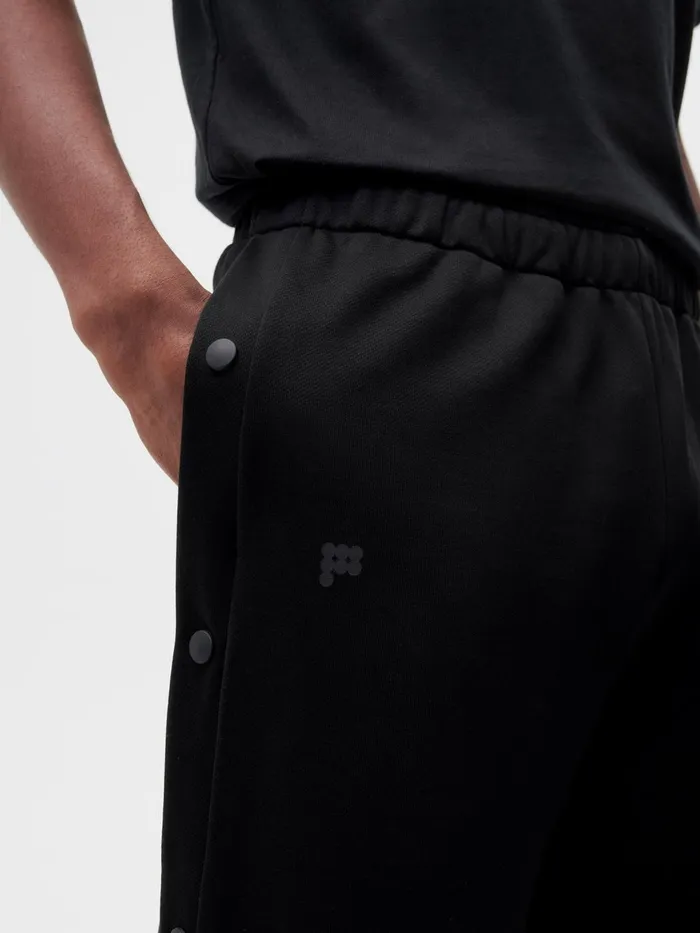 PANGAIA Move Wide Leg Pants Black Men Activewear