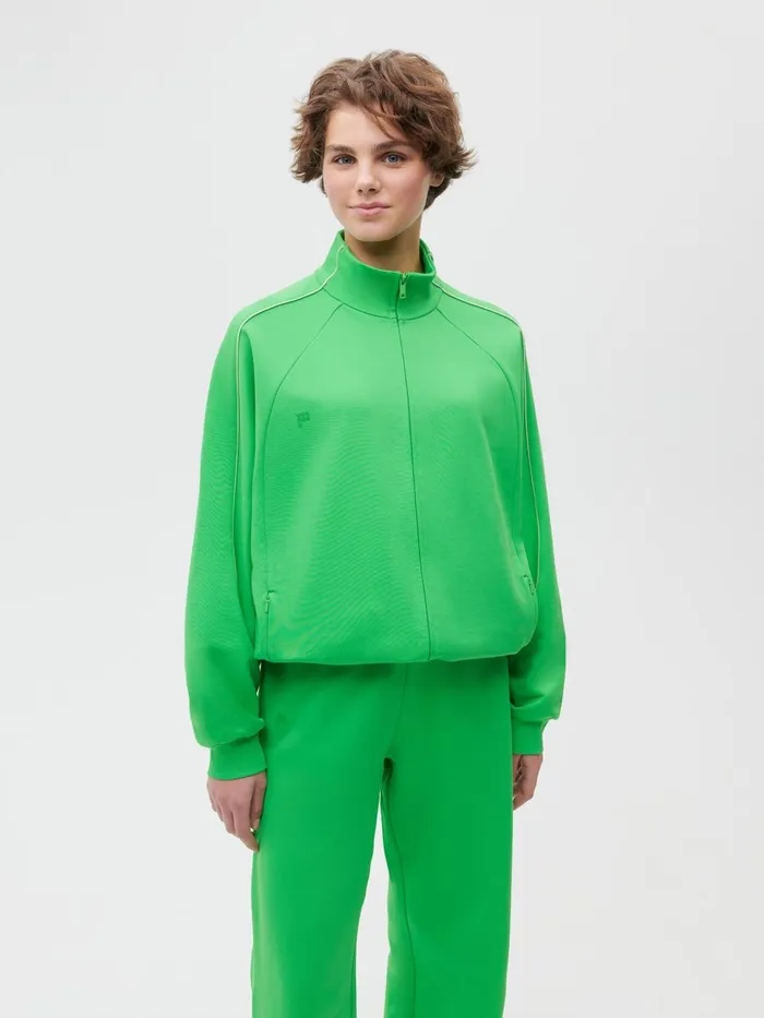 PANGAIA Move Zipped Jacket Jade Green Women Activewear