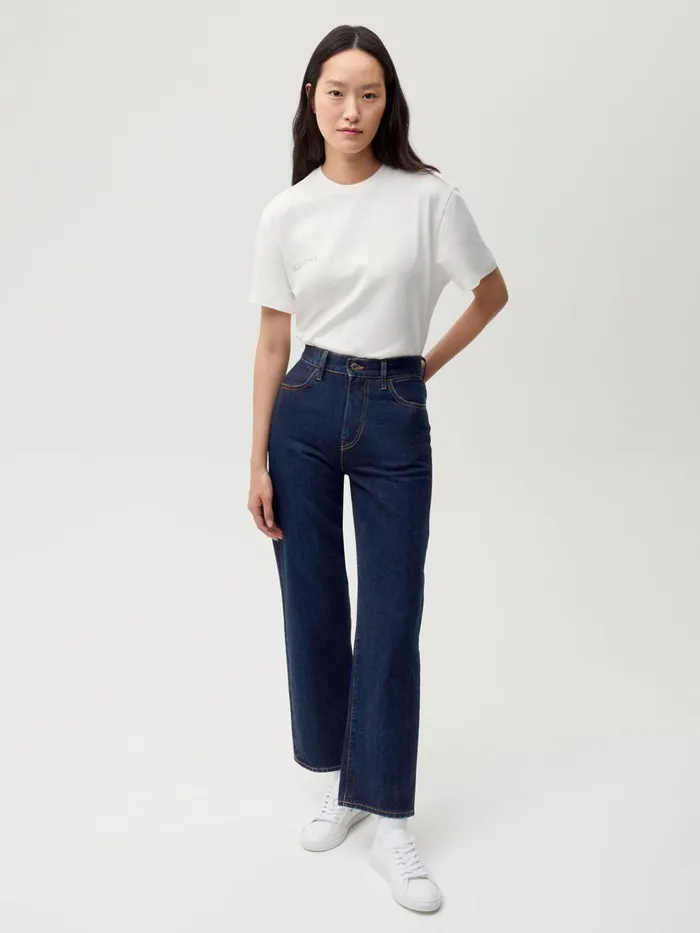 PANGAIA Nettle Denim HighRise Jeans Rinse Wash Women Denim
