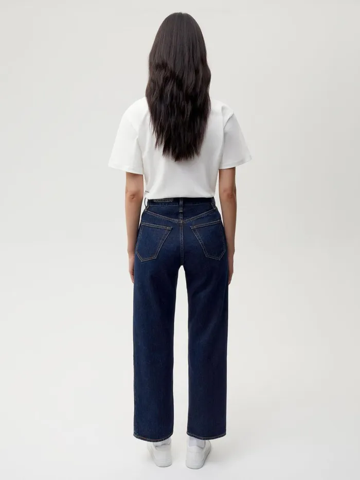 PANGAIA Nettle Denim HighRise Jeans Rinse Wash Women Denim