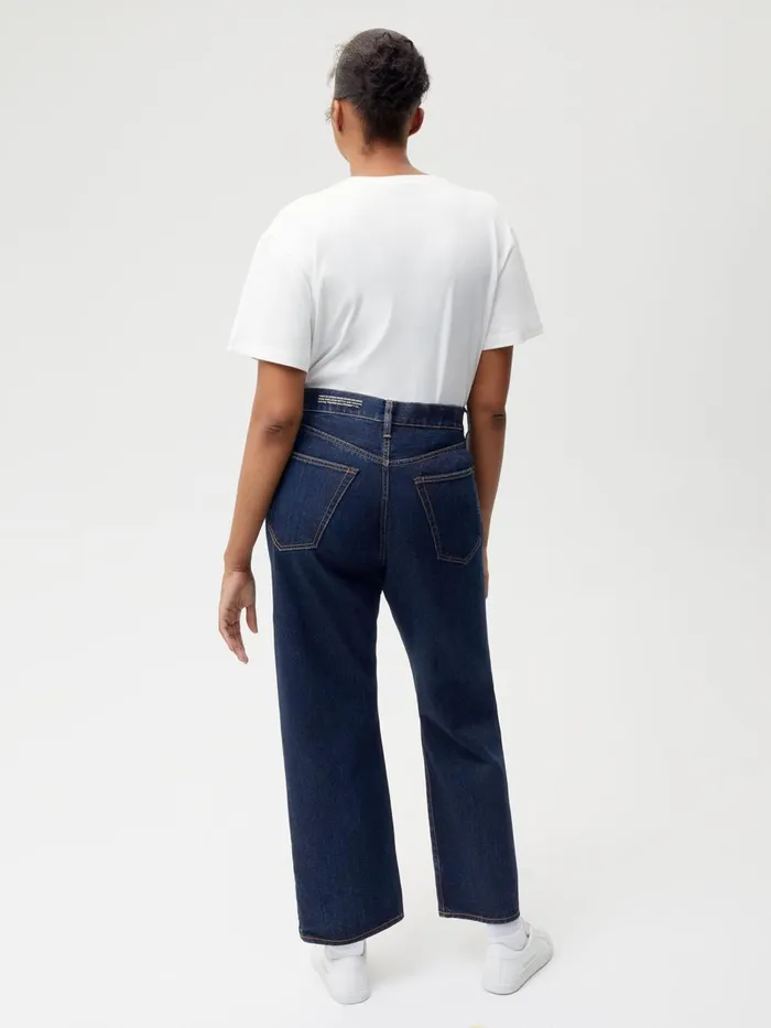 PANGAIA Nettle Denim HighRise Jeans Rinse Wash Women Denim