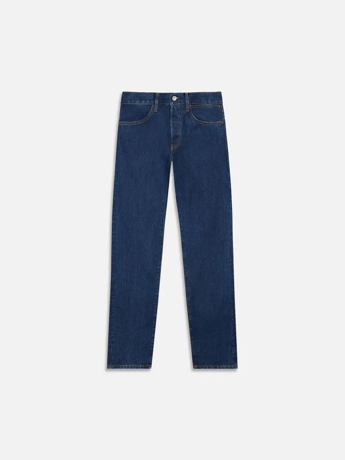 PANGAIA Nettle Denim Straight Leg Jeans Mid Wash Men Denim