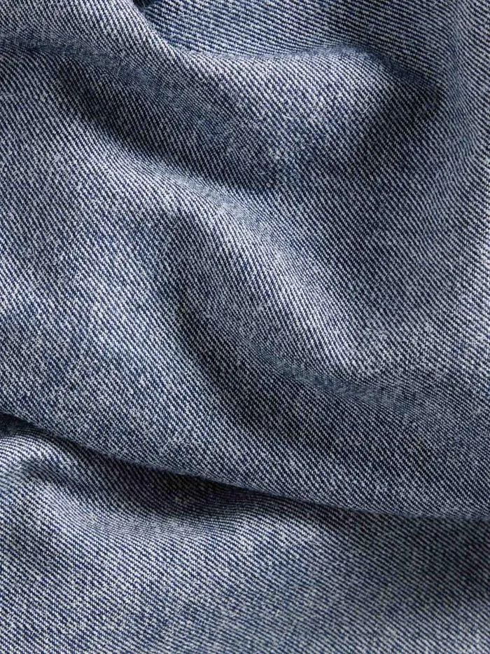 PANGAIA Nettle Denim Straight Leg Jeans Mid Wash Men Denim
