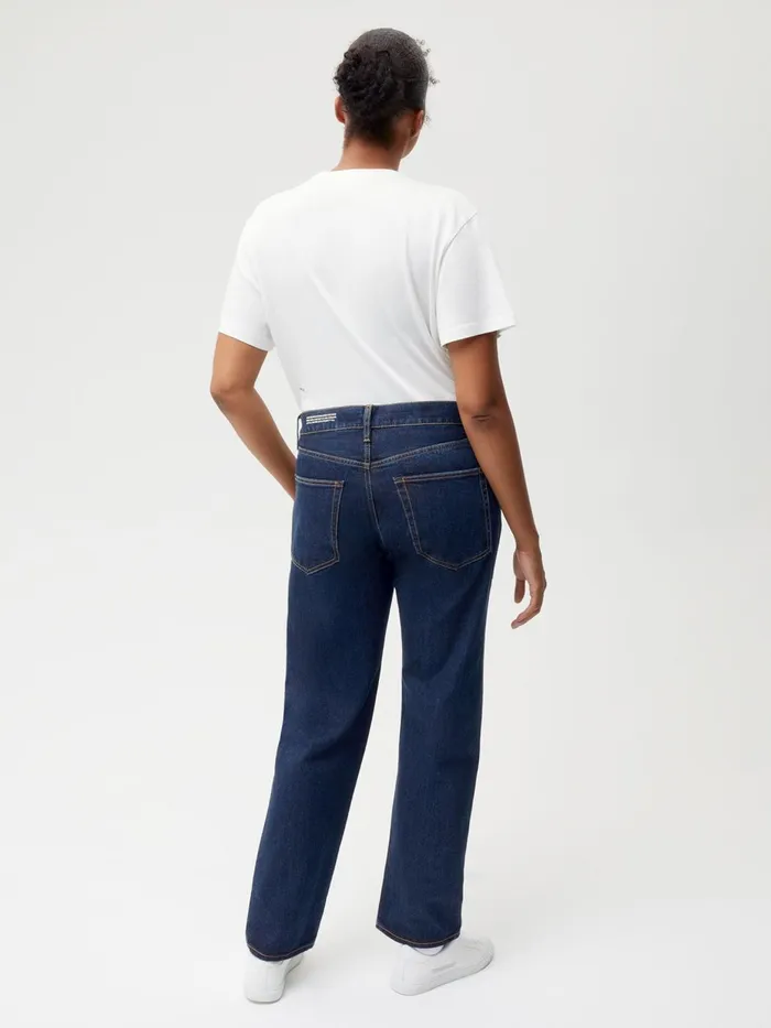 PANGAIA Nettle Denim Straight Leg Jeans Rinse Wash Men Denim