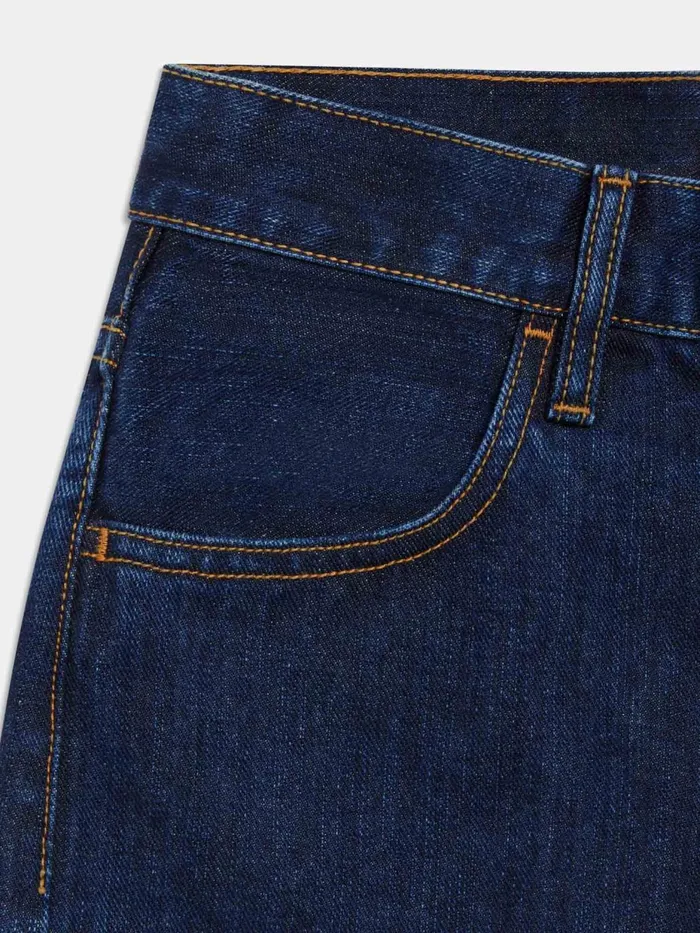 PANGAIA Nettle Denim Straight Leg Jeans Rinse Wash Men Denim