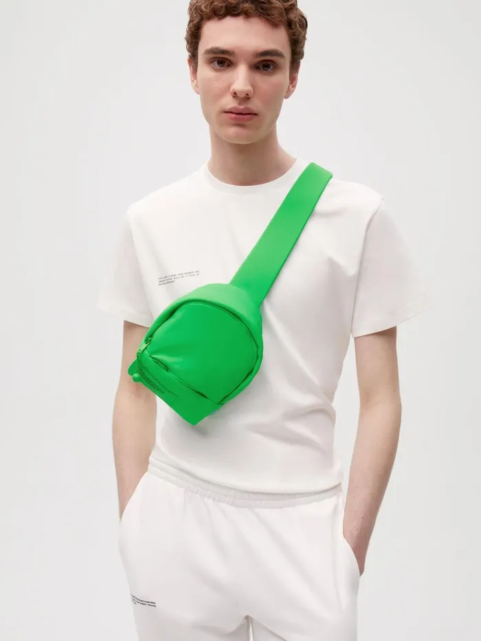 PANGAIA Nylon CrossBody Bag Jade Green WomenMen Bags