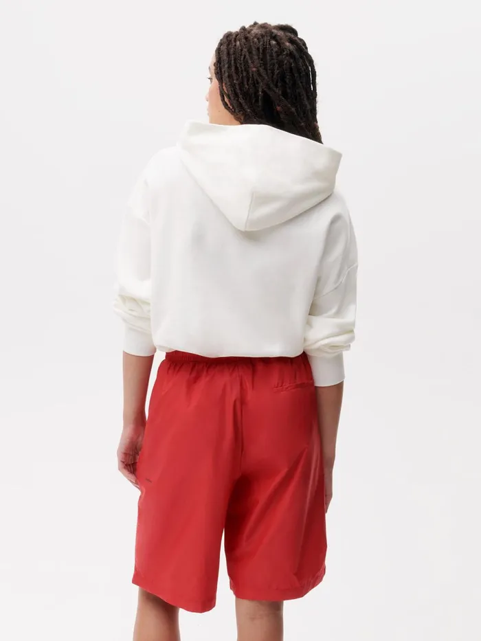 PANGAIA Nylon Long Shorts Apple Red Men Activewear