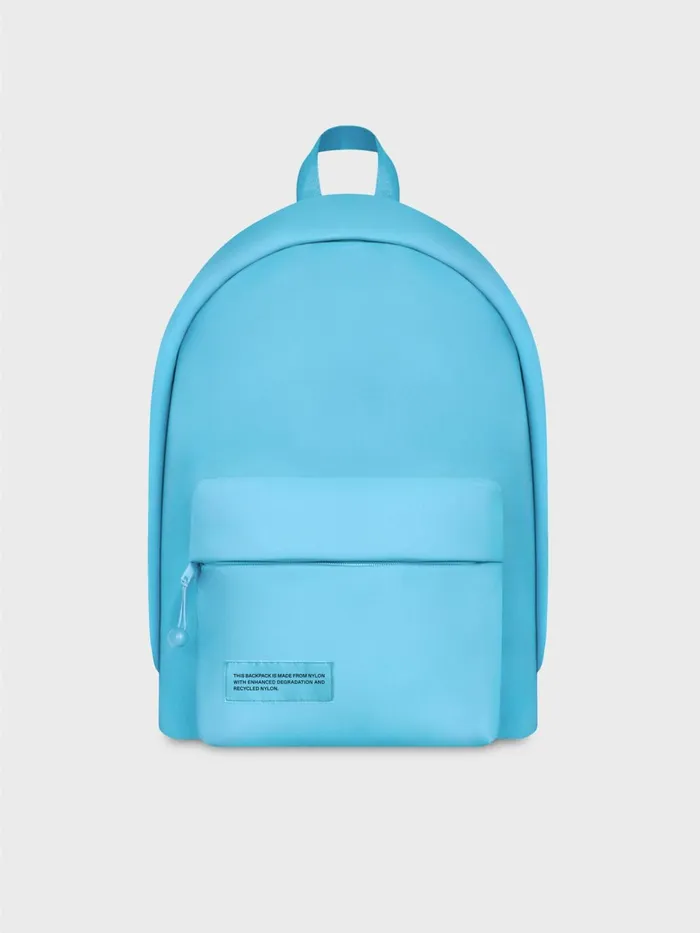 PANGAIA Nylon Padded Backpack Beach Blue WomenMen Bags