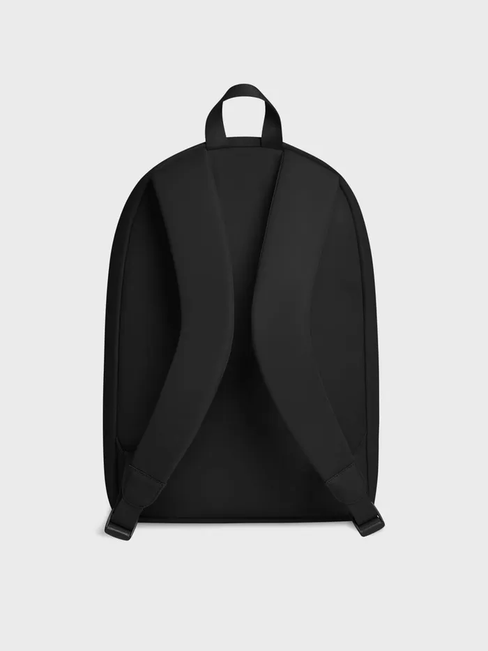 PANGAIA Nylon Padded Backpack Black WomenMen Bags