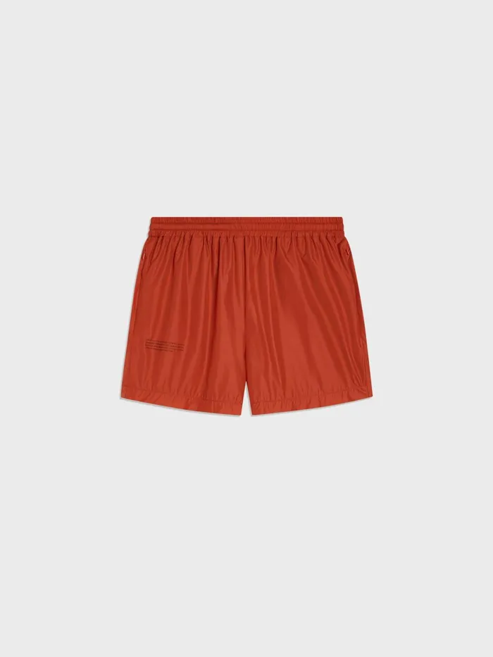 PANGAIA Nylon Shorts Jasper Red Men Shorts