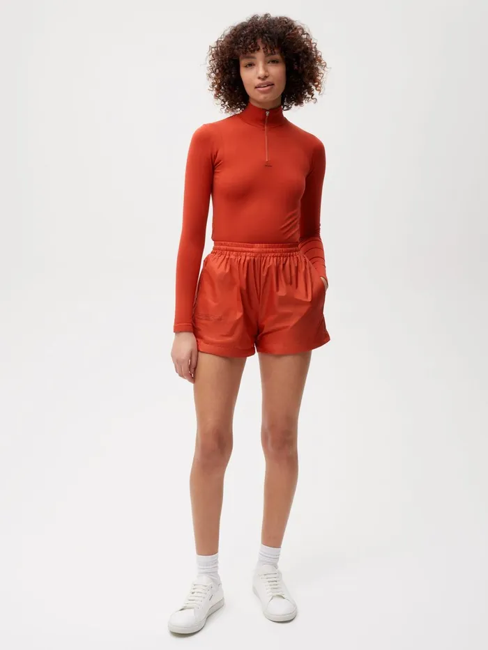 PANGAIA Nylon Shorts Jasper Red Men Shorts