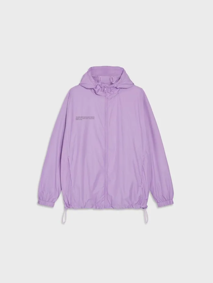 PANGAIA Nylon Zipped Hoodie Orchid Purple Men Hoodies