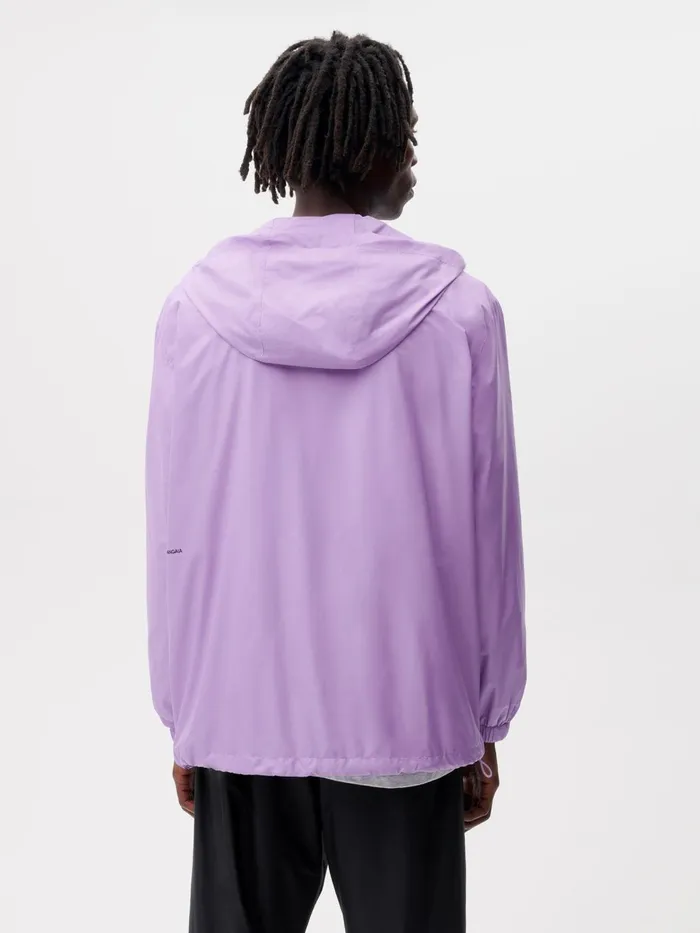 PANGAIA Nylon Zipped Hoodie Orchid Purple Men Hoodies