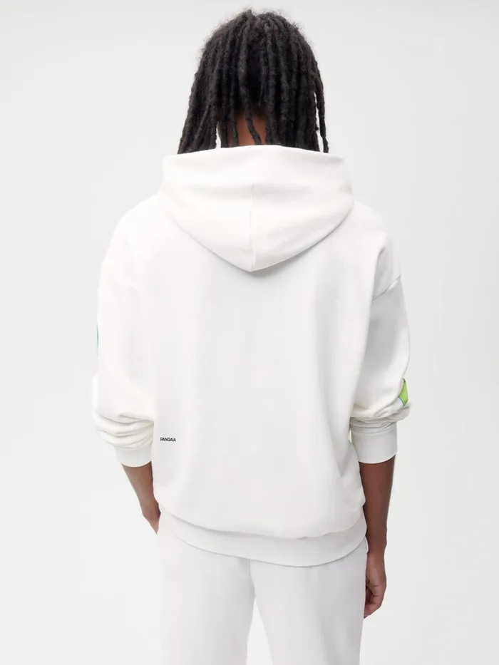 PANGAIA One Heart Many Hands Hoodie Off White Men Hoodies