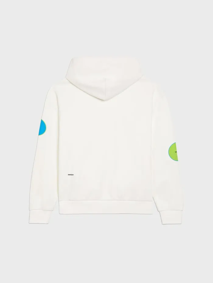 PANGAIA One Heart Many Hands Hoodie Off White Men Hoodies