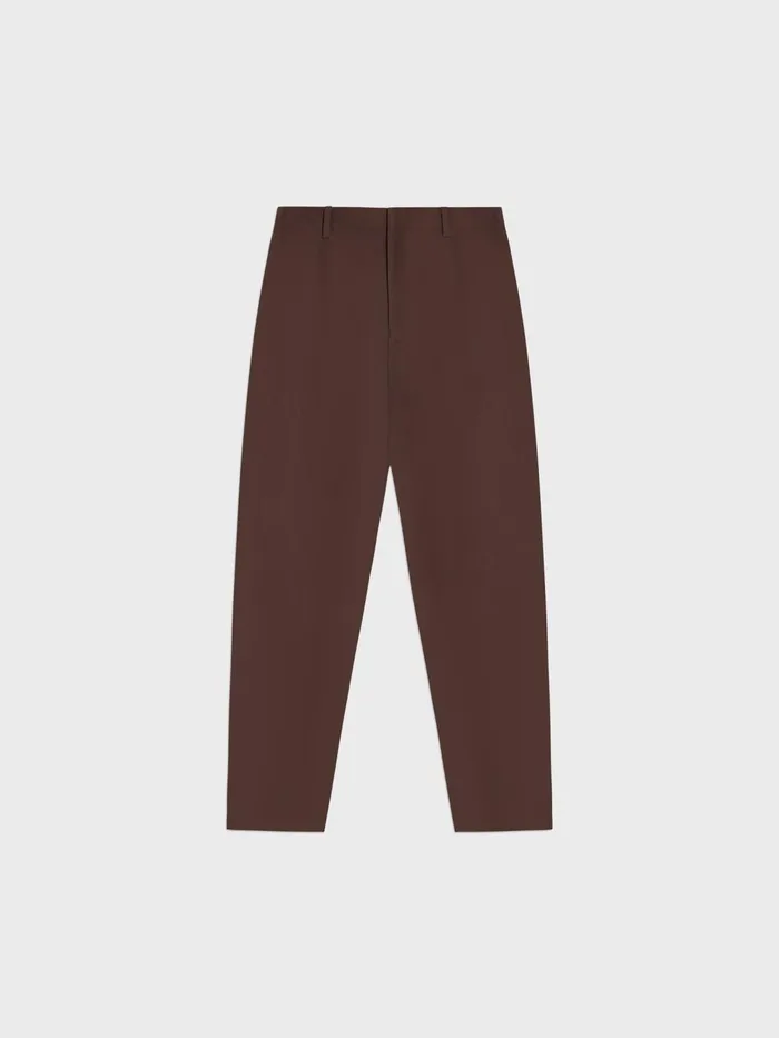 PANGAIA Organic Cotton Regular Fit Trouser Chestnut Brown Men Track Pants and Pants PANGAIA Organic Cotton Regular Fit Trouser Chestnut Brown Men Track Pants and Pants