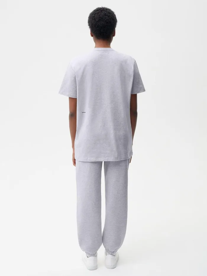 PANGAIA Organic Cotton Tshirt With CFIBER Grey Marl Men Tshirts and Tops PANGAIA Organic Cotton Tshirt With CFIBER Grey Marl Men Tshirts and Tops