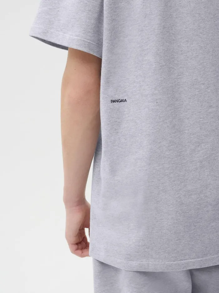 PANGAIA Organic Cotton Tshirt With CFIBER Grey Marl Men Tshirts and Tops PANGAIA Organic Cotton Tshirt With CFIBER Grey Marl Men Tshirts and Tops