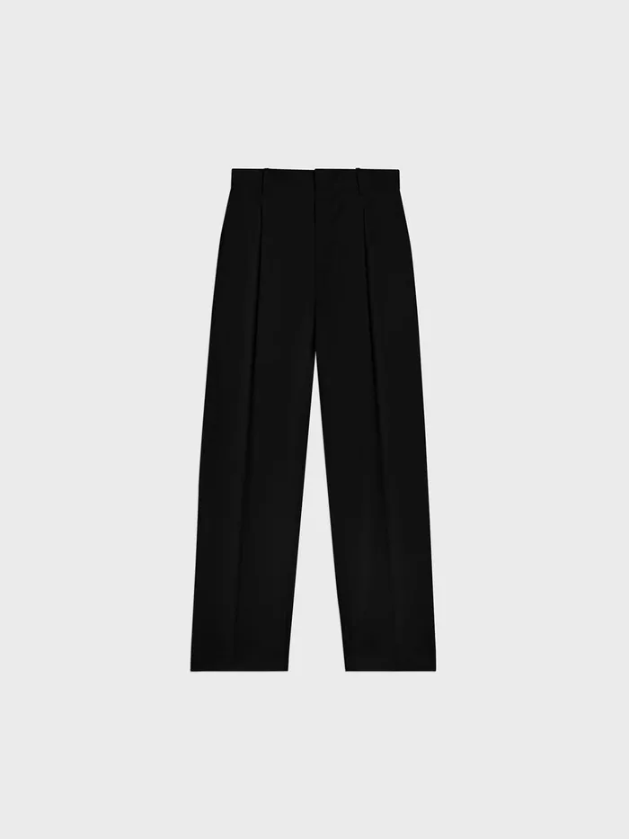 PANGAIA Organic Cotton Tailored Trousers Black Men Track Pants and Pants