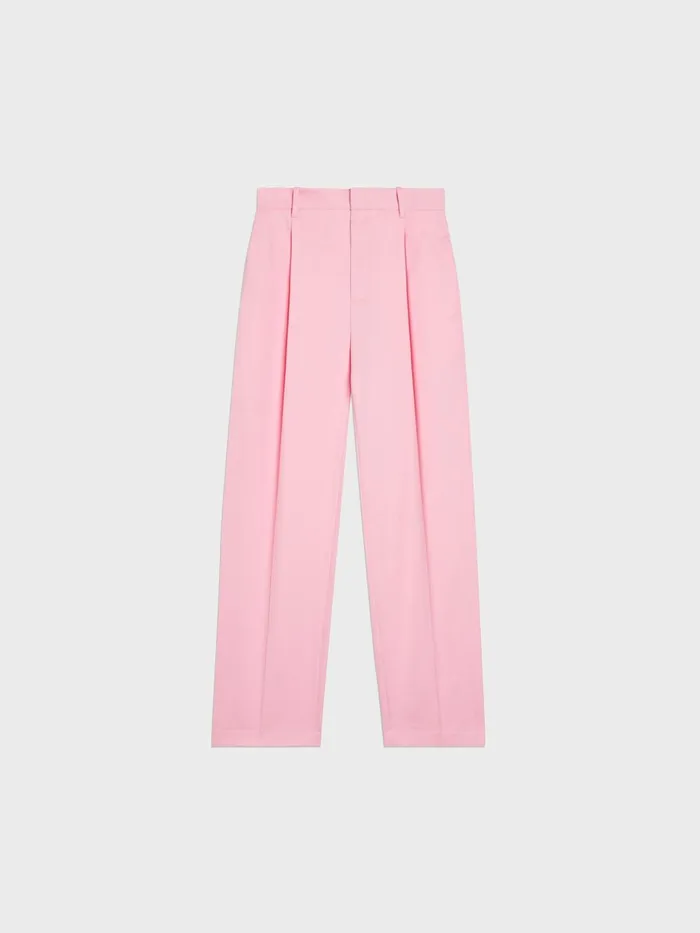 PANGAIA Organic Cotton Tailored Trousers Sakura Pink Women Tailoring
