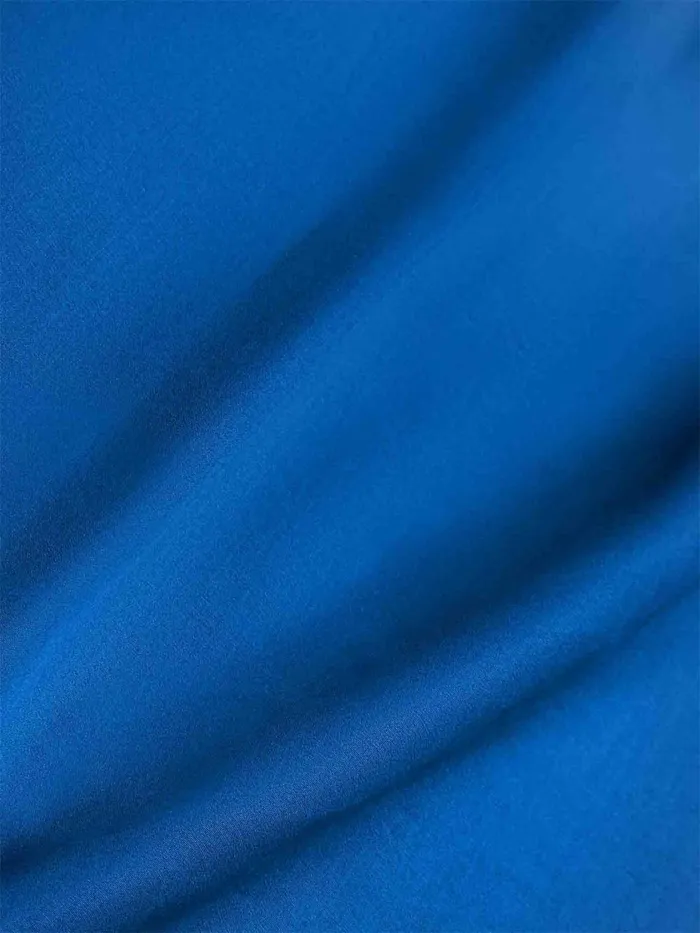 PANGAIA Oversized Shirt Cobalt Blue Men Tshirts and Tops