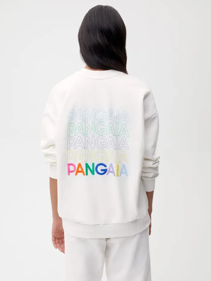 PANGAIA PANGAIA Graphics Sweatshirt Off White Men Sweatshirts