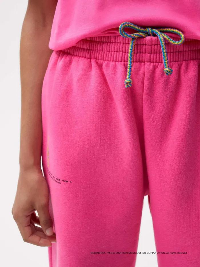 PANGAIA Pangaia X Haroshi BERBRICK Recycled Cotton Track Pants Flamingo Pink Women Track Pants and Pants