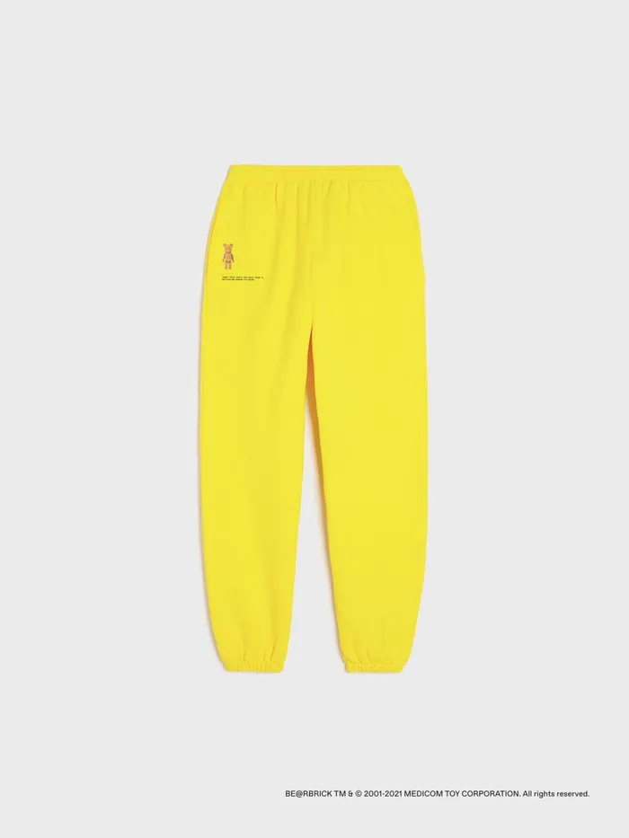 PANGAIA Pangaia X Haroshi BERBRICK Recycled Cotton Track Pants Saffron Yellow Men Track Pants and Pants