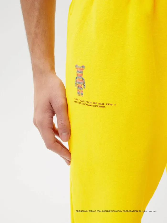 PANGAIA Pangaia X Haroshi BERBRICK Recycled Cotton Track Pants Saffron Yellow Men Track Pants and Pants
