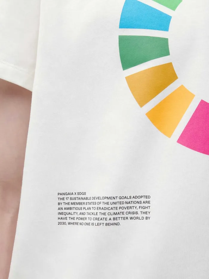 PANGAIA Pangaia X Sdgs Organic Cotton Tshirt Off White Men Tshirts and Tops PANGAIA Pangaia X Sdgs Organic Cotton Tshirt Off White Men Tshirts and Tops