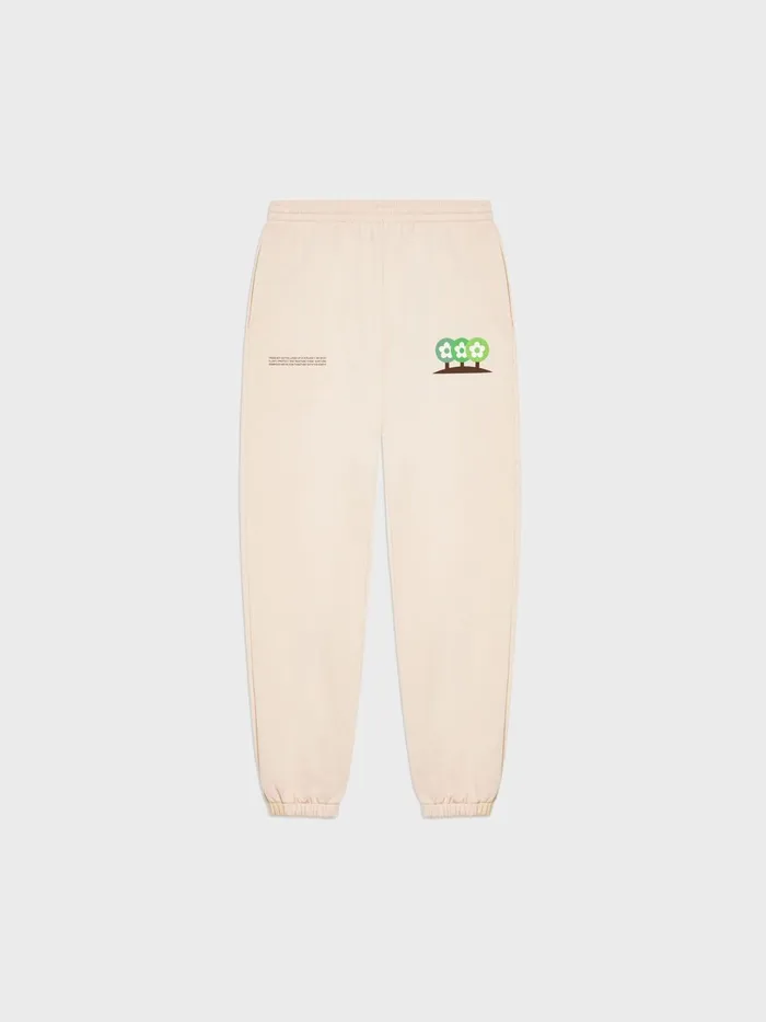 PANGAIA Pangaia X Vandy The Pink 365 Organic Cotton Track Pants Sand Men Track Pants and Pants PANGAIA Pangaia X Vandy The Pink 365 Organic Cotton Track Pants Sand Men Track Pants and Pants