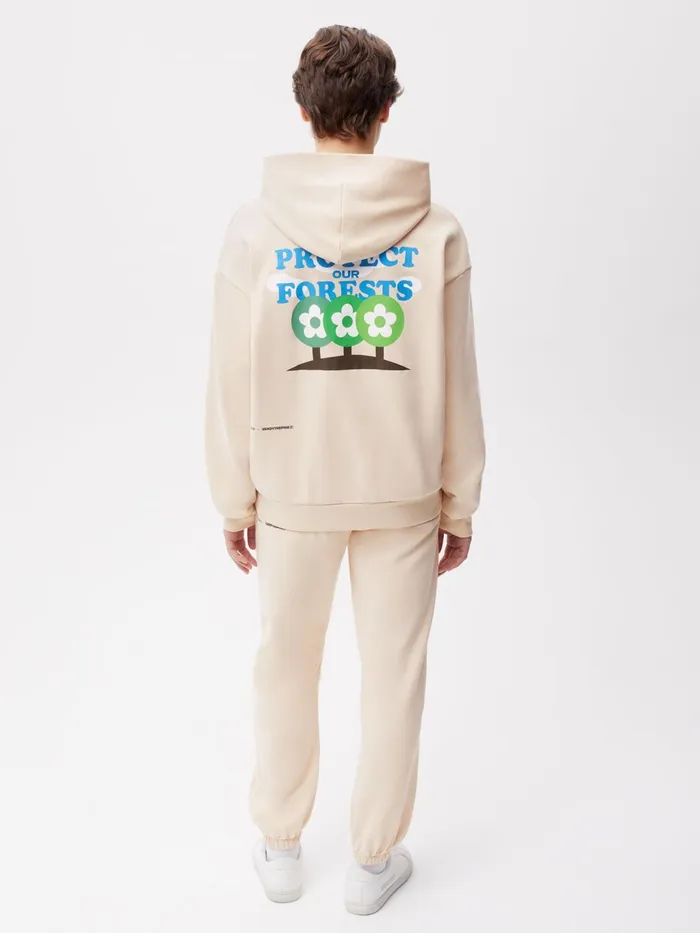 PANGAIA Pangaia X Vandy The Pink 365 Organic Cotton Track Pants Sand Men Track Pants and Pants