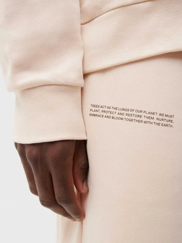 PANGAIA Pangaia X Vandy The Pink 365 Organic Cotton Track Pants Sand Men Track Pants and Pants